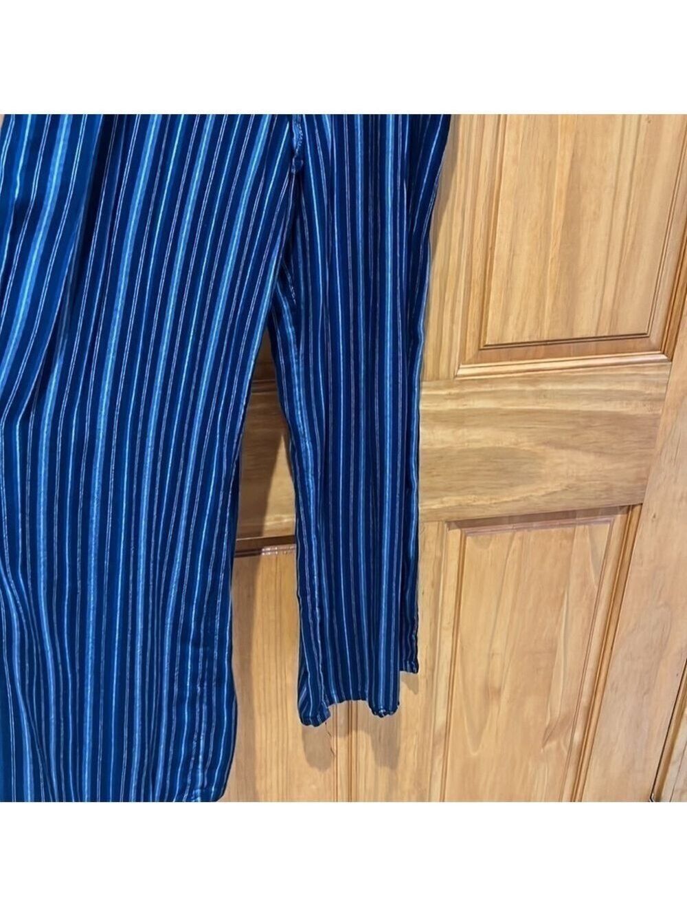 Hollister Striped Jumpsuit Blue Size Medium - Picture 5 of 12